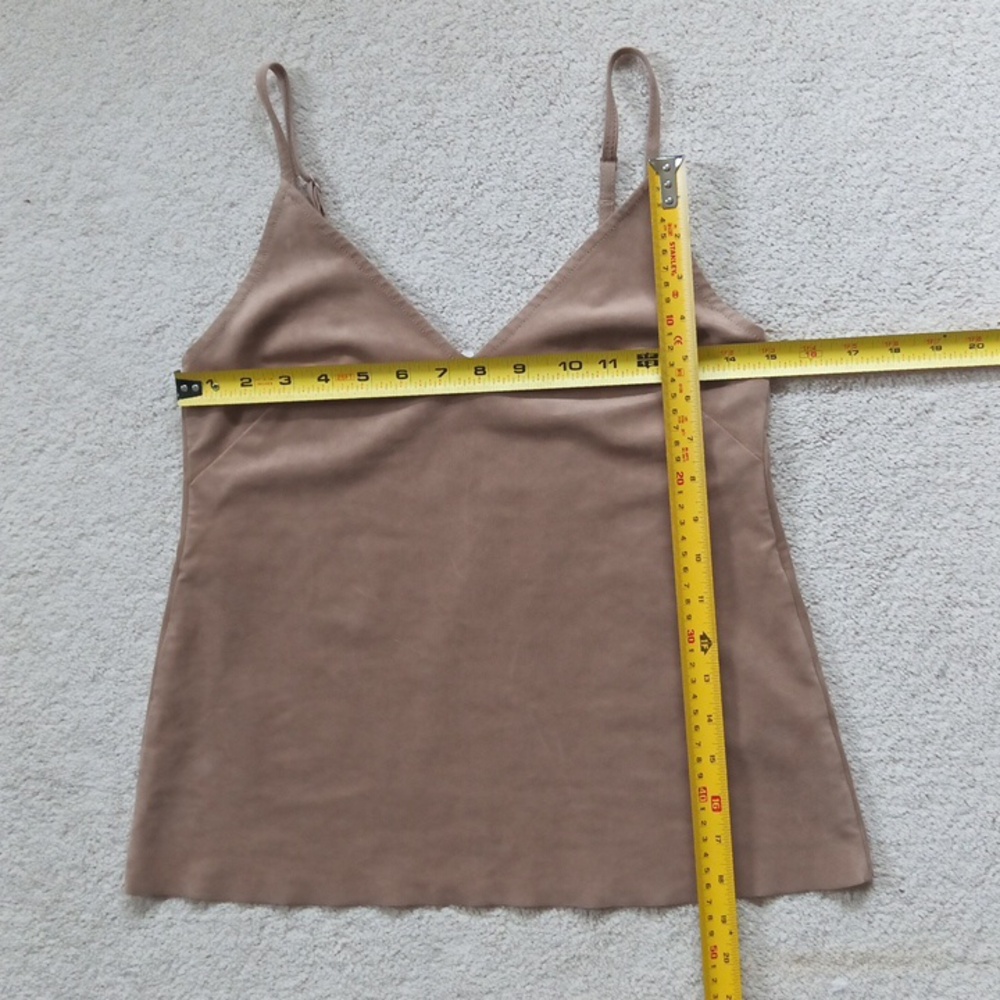 Ptp15" Wilfred Faux Suede Tan Camisole Top - Picture 13 of 16